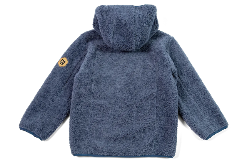 Felpa in pile per bambini, con cappuccio Husqvarna Xplorer